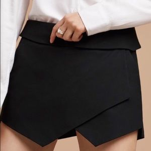 Aritzia Talula Berklee Black Envelope Skort 4